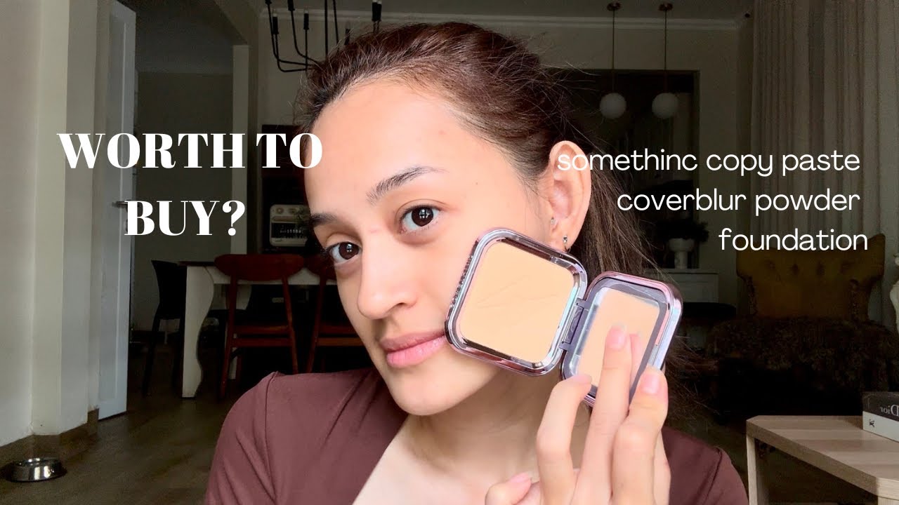 Somethinc Copy Paste Coverblur Powder Foundation First Impression ...