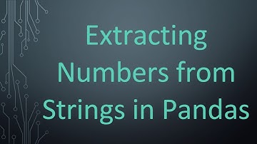 Extracting Numbers from Strings in Pandas
