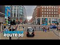 LONDON Bus Ride 🇬🇧 - Route 30 - Journey from East London's Hackney to Central London 🚌