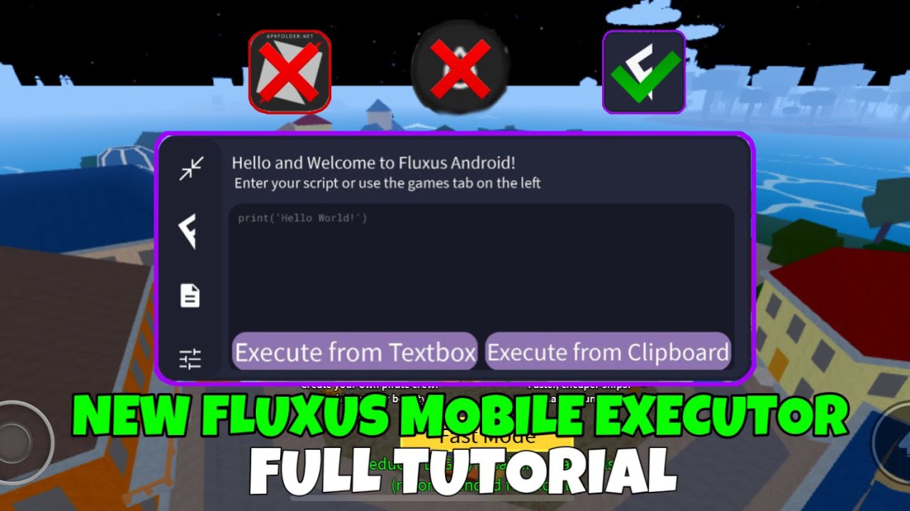 LATEST Fluxus Android Free Mobile Executor Full Tutorial (2023