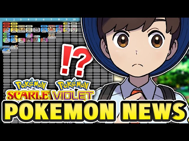 POKEDEX LEAK! NEW FISH and PARAKEET for Pokemon Scarlet and Violet Update :  r/PromoteGamingVideos