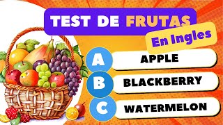 Frutas en ingles  🍎 Test de frutas 🍎 ¿Cuántas frutas sabes en Inglés? 🤓🤔 Practica tu Ingles