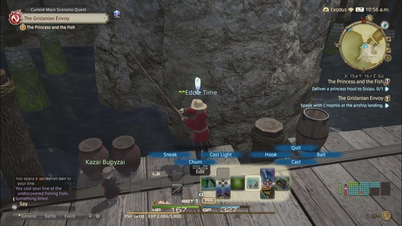 FINAL FANTASY XIV Princess Trout Location YouTube