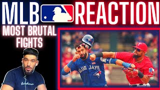 BRITISH GUY REACTS TO MLB - *The Best Fights In MLB History*