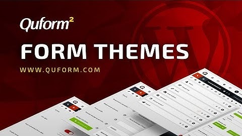 11 WordPress form theme designs available for Quform Form Builder