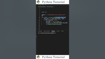 Rename Hundreds of Files in Seconds Using Python | Python Tutorial