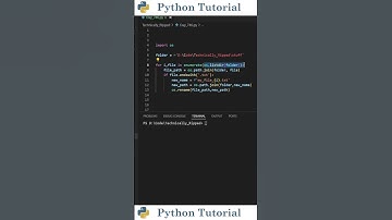 Rename Hundreds of Files in Seconds Using Python | Python Tutorial
