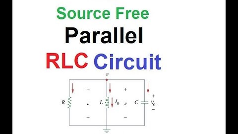 (English)LCA || Example & Practice 8.6 || Source Free Parallel RLC Circuit