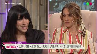 Marixa Balli habla de la trágica pérdida de su hermano - Cortá por Lozano 2019