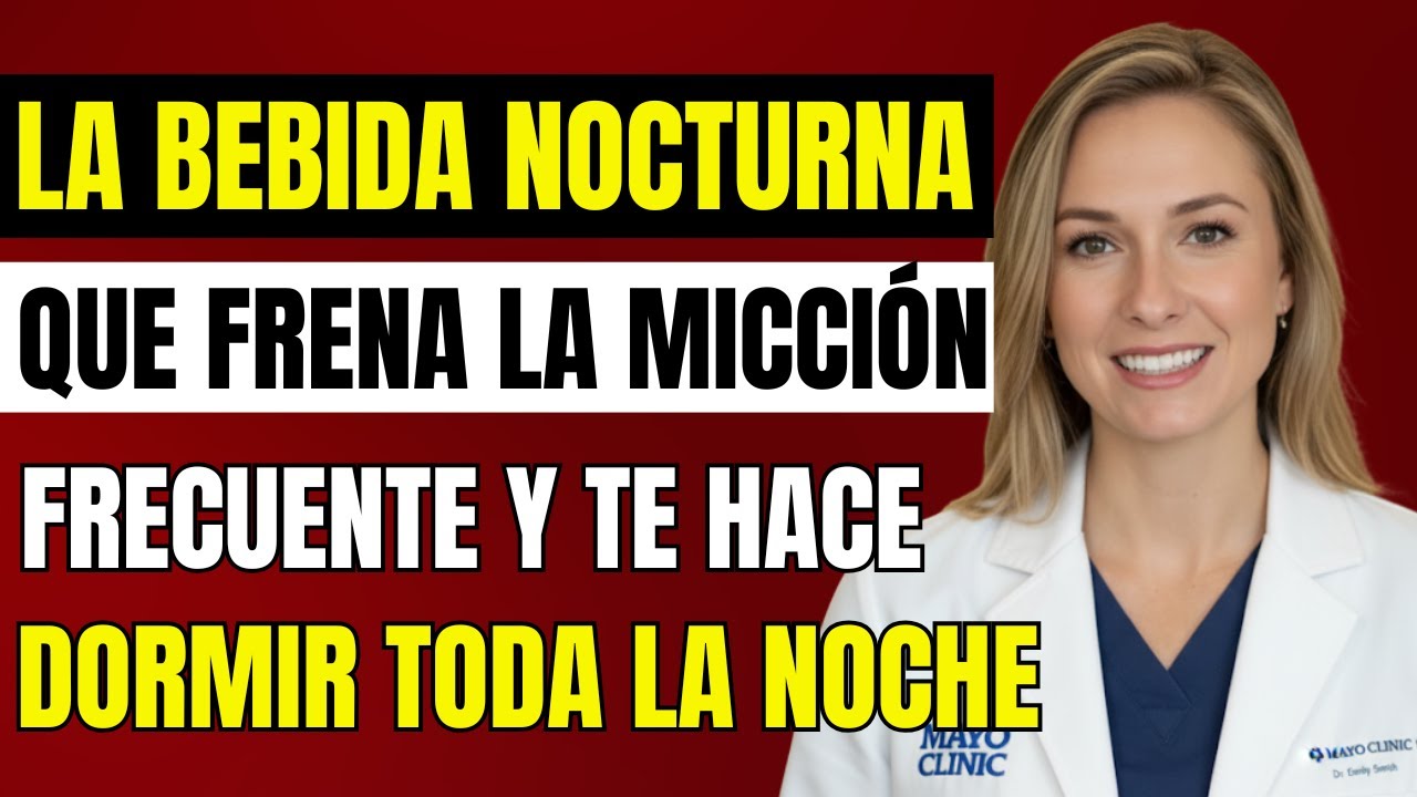 URÓLOGA REVELA: La bebida nocturna que Ayuda a Calmar la Vejiga y Mejora la Calidad del Sueño.