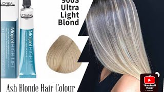 900S Ash Hair Colour kaise karte Hai (ऐश hair कलर कैसे करते है)Tutorial💇