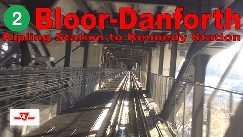 2 Bloor-Danforth - TTC 1995-2001 Bombardier T1 (Kipling Station to Kennedy Station) [Front View]