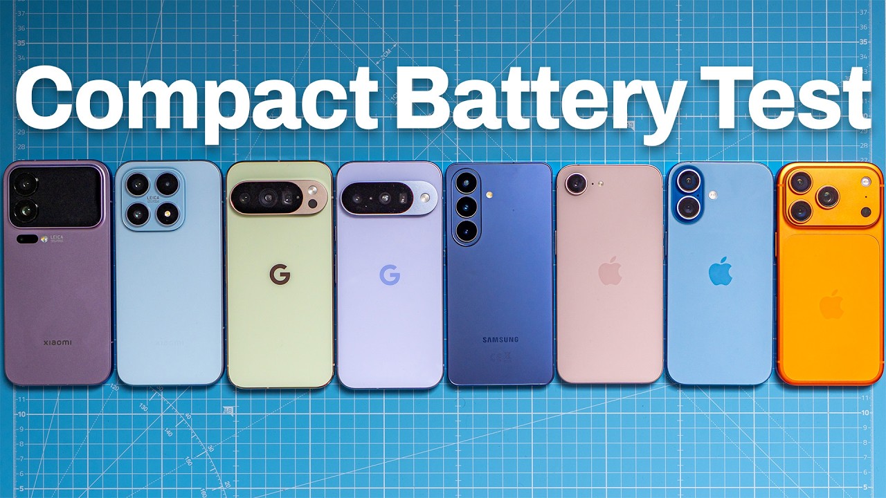 Galaxy S26, iPhone 17e / 17 / 17 Pro, Xiaomi 17 / 17 Pro, Pixel 10 / 10 Pro - Battery Drain Test
