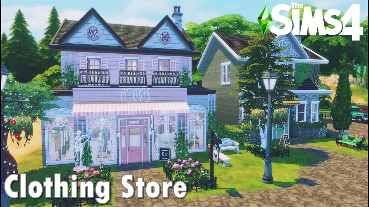 Colorful Clothing Store | The Sims 4: Speed Build