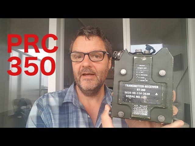 The PRC-350 British Military Portable Radio.