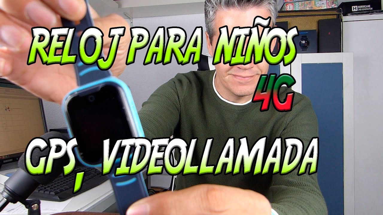 Reloj inteligente 4G para niños con rastreador GPS y llamadas, pantalla  táctil HD, reloj de teléfono celular para niños, combina SMS, voz