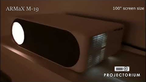 FIRST LOOK | ARMaX M-19 TRUE NATIVE 1080P PROJECTOR DEMO VIDEO