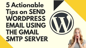 Smtp Server to send emails from wordpress platform - Tuthowto