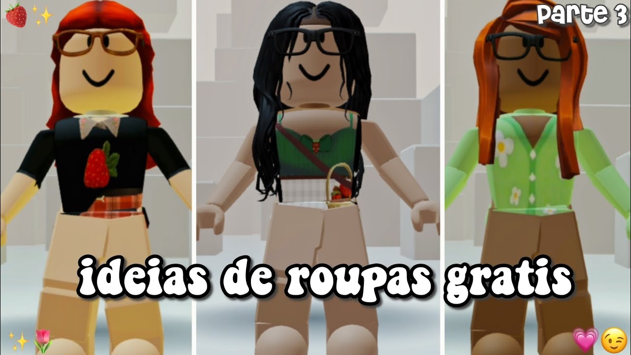 TOP 5 IDEIAS DE ROUPAS GRÁTIS NO ROBLOX ~ 🍓✨ ~ Licy games 