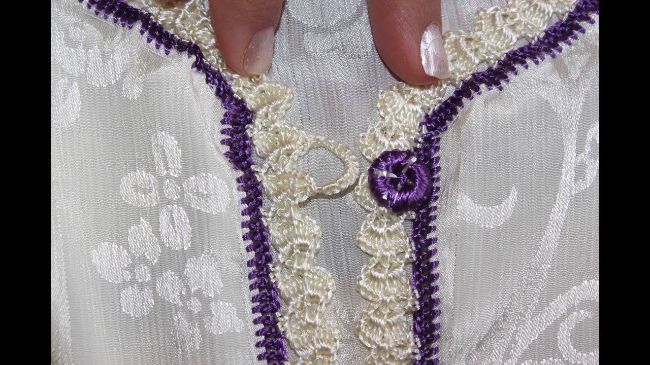 كيفاش تصاوبي عقدة الكروشي فالقفطان