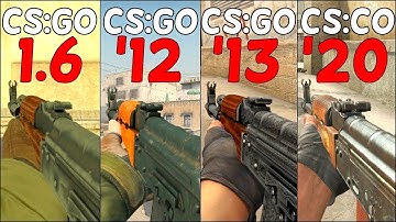 CS:GO - Demake vs. Beta vs. Vanilla vs. Classic - Weapons Comparison