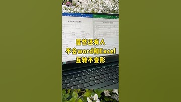 Excel和word互转不变形#办公技巧 #excel #职场 #word #每天学习一点点