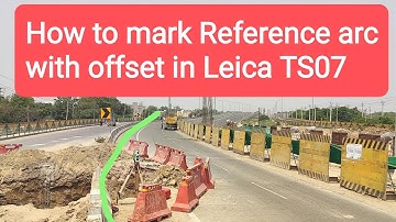 How to use reference arc Leica TS07 total station?