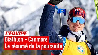 Biathlon - Un Johannes Boe intraitable s'offre la poursuite de Canmore, podium pour Eric Perrot