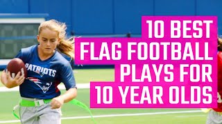 10 Best Flag Football Plays for 10 Year Olds | Flag Football Plays by MOJO