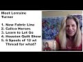 Meet Lorraine Turner - Textile Artist