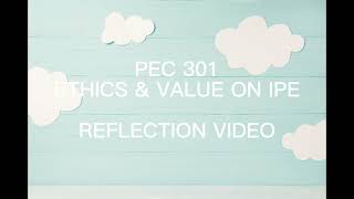 PEC301 Reflection