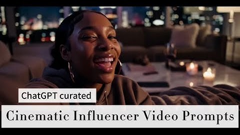 Cinematic Influencer Video Prompt Results with Google VEO 3