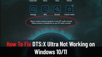 Hoe DTS:X Ultra te repareren dat niet werkt op Windows 10/11