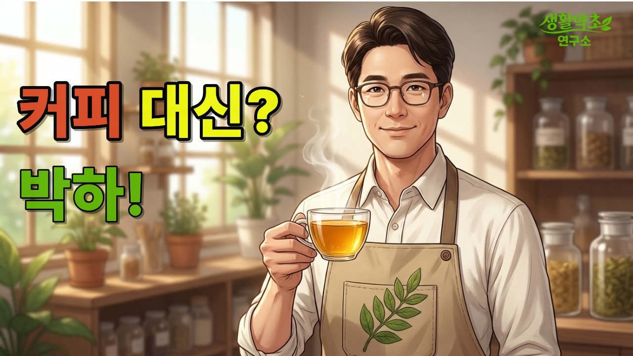 오후 식곤증, 커피는 독? 뇌과학이 밝힌 박하의 진짜 각성 효과 (레시피 3가지)