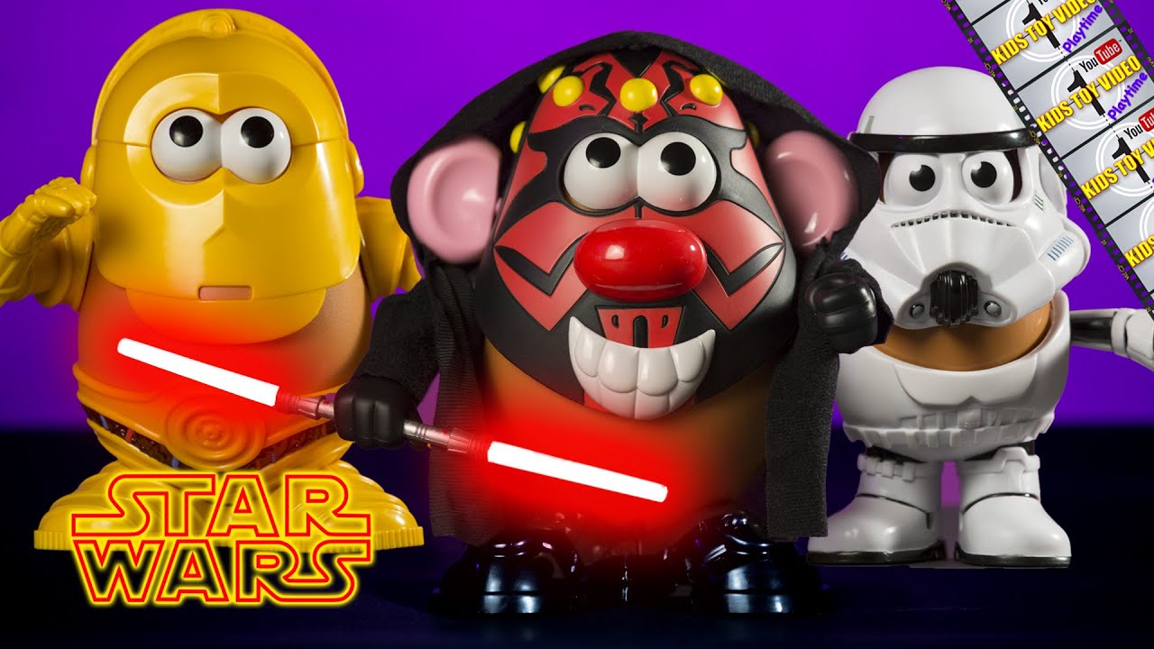 Mr. Potato Head Star Wars Collectors Series: Darth Mash, Spudtrooper and  C-3PotatO