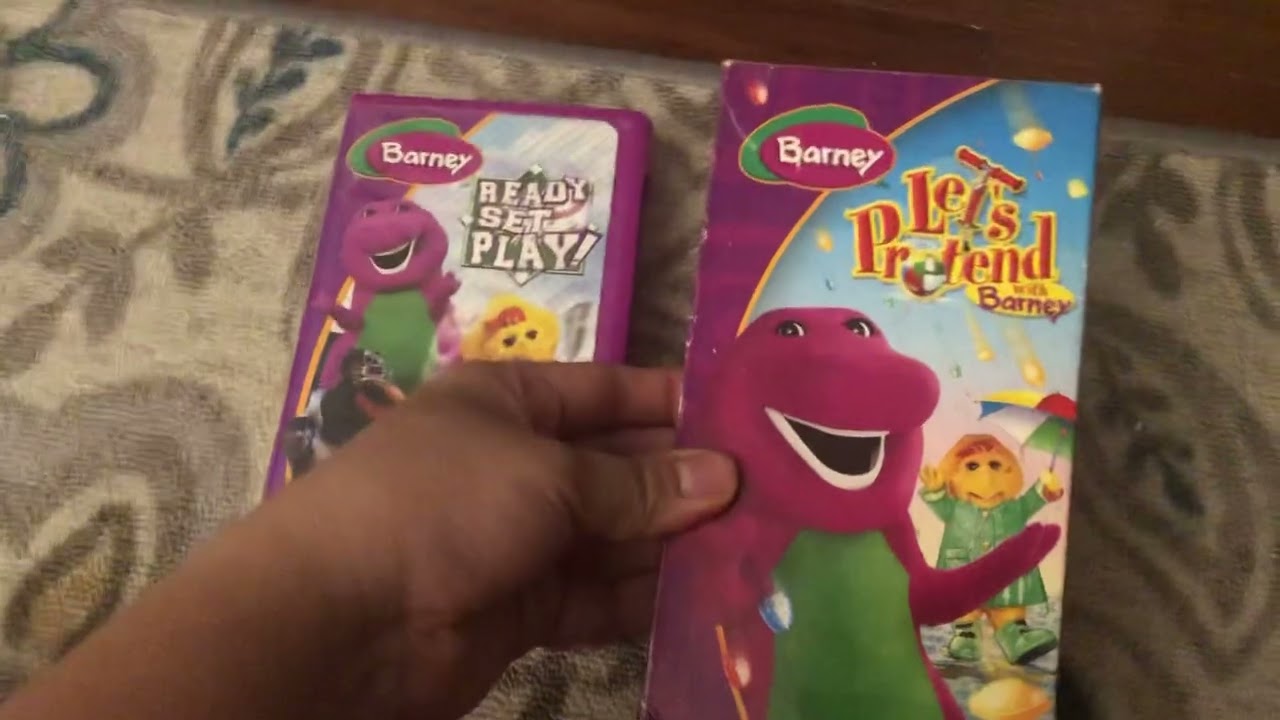 Barney: Ready, Set, Play! 2004 VHS with Let’s Pretend with Barney 2004 VHS