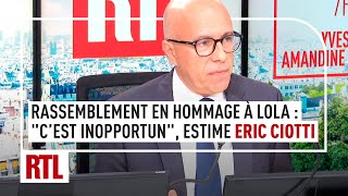 Rassemblement en hommage à Lola : 