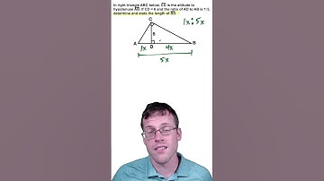 Altitude Rule with Ratios - Geometry