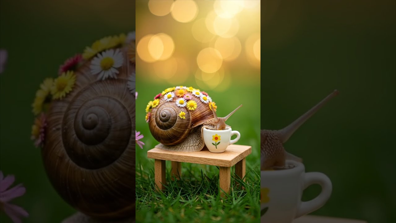 AI Whimsy Day In My Life A Snail 