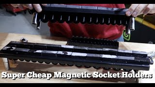 HOW TO MAKE CHEAP MAGNETIC SOCKET HOLDERS FROM HARBOR FREIGHT #harborfreightprojects