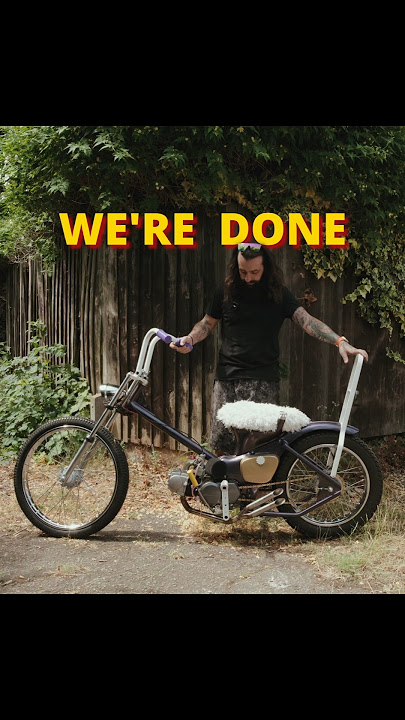 CUSTOM HONDA CUB CHOPPER! #chopper #hondac70 #choppycub #chopper