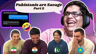 Pakistani's are Savage Part 2 Reaction | Tanmay Bhatt | Zakir Khan | 4 Idiots React