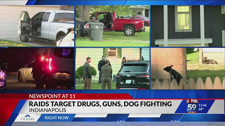 Federal raids target drugs, dog fighting in Indianapolis; 75 dogs recovered