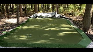 Building an Artificial Putting Green