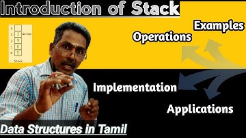 Introduction of Stack in Data Structures in Tamil (Session DS 2.1)