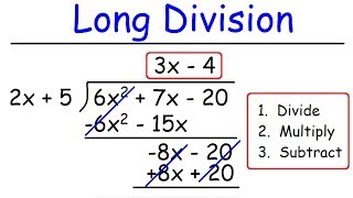 Polynomials -  Long Division