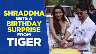 Tiger Shroff Gives a Special Birthday Surprise To Shraddha Kapoor