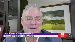 Dale Murphy says it was an 'honor of a lifetime' to be able to wear same uniform as Hank Aaron
