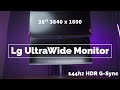 LG 38WN95C Best Work From Home & GAMING Monitor in 2020 Review | G-Sync HDR 144hz