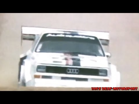 (Germany) Driver Walter Röhrl - Audi Sport Quattro S1 E2 at Pikes Peak in USA (1987) Full Video HD